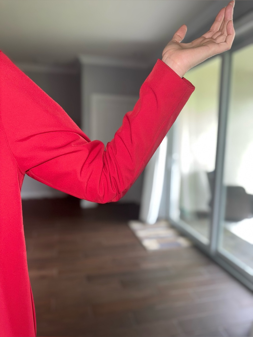 Rainsisters trapeze, classic trench, red coat - Picture 5 of 11